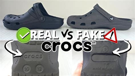 genuine croc shoes vs fake|counterfeit crocs real.